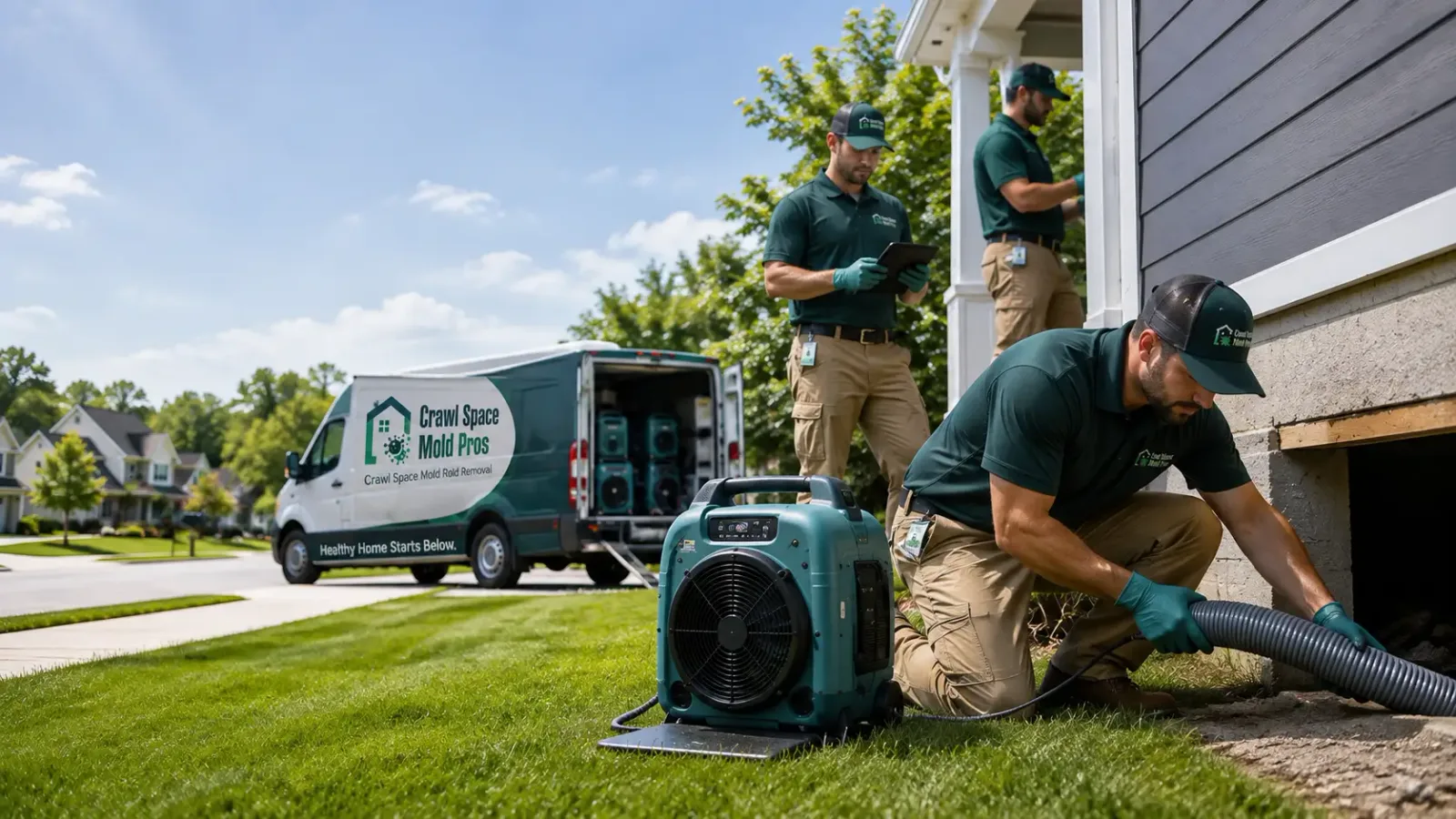 Crawl Space Mold Removal in Bangor, MI